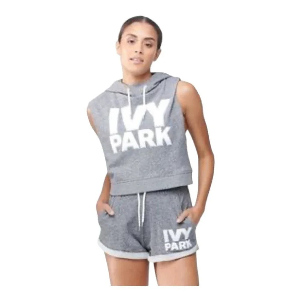 Ivy park sleeveless hooded sweatshirt